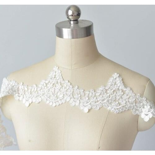 Scallop lace trim french bridal dress lace trim boarder DIY lace Veil Trim 10 Yards