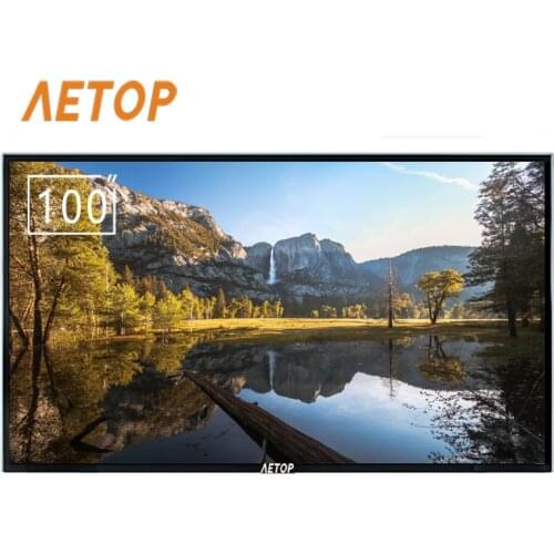 Free shipping-big 100 inch flat explosion-proof screen Ultra HD android tv led television 4k smart tv with bluetooth