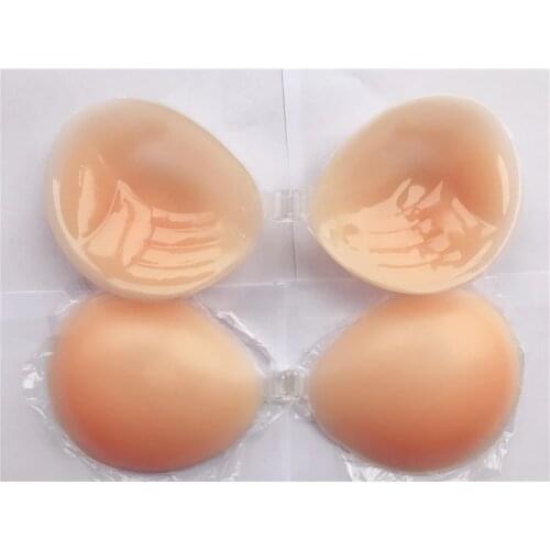 Invisible Push Up Bra Self-Adhesive Silicone Bust Front Closure Sticky Bra Backless Thick Massage Cup Bra
