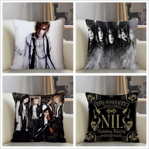 Musife New Custom the GazettE Pillowcase Sofa Decorative Cushion Cover Pillowcase Home Decor Drop Shipping Wholesale
