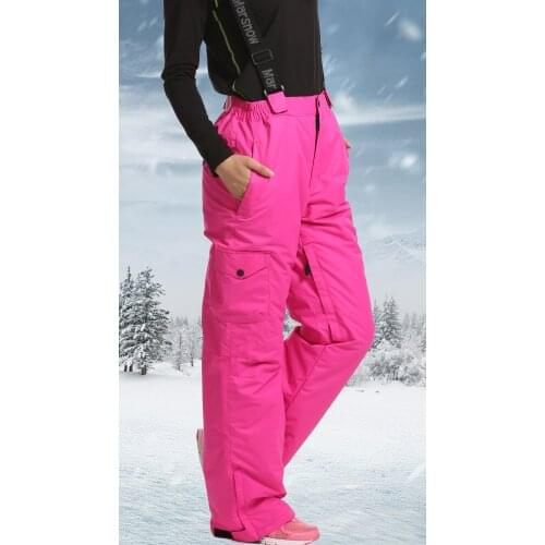 New Thick Waterproof And Warm Ski Pants Outdoor Windproof Single And Double Board Snowboarding Pants