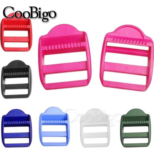 Plastic Triglide Slider Buckle Ladder Lock Tri Glide for Backpack Strap Adjuster Bag Webbing Adjustment Accessories 25mm 100pcs