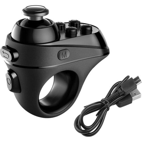 R1 Ring Bluetooth-compatible 4.0 VR Controller Wireless Gamepad Joystick Gaming Remote Control for lOS for Android
