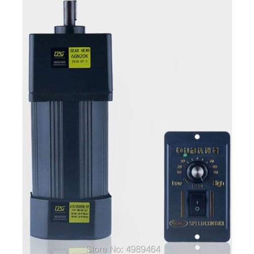 180W 220V AC Gear Speed Motor / Geared Motor 5IK120RGN-CF Motor + Speed Governor