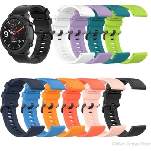 For Huawei Watch GT2(Pro) for Samsung GalaxyWatch3 AmazfitGTR Garmin Smart Bracelet wristband Sport silicone strap 20/22mm A08