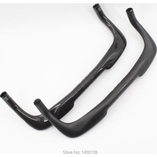 New arrival Road bicycle 3K carbon rest handlebar TT style triathlon Fixed Gear Time trial carbon bike handlebar 31.8*400-460mm