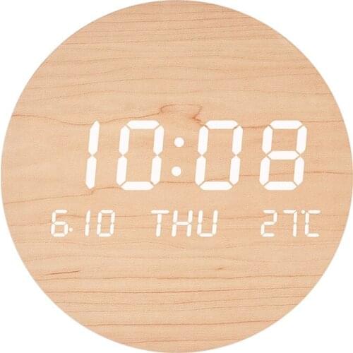 Led Wall Clock Creative Clocks Living Room Home Bedroom Silent Clock Nordic Style Fashion Wall Clock