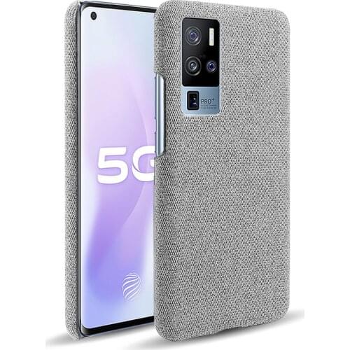 Cloth Cases for VIVO X50 Pro Plus Case Slim Retro Cloth Hard Cover for VIVO X 50 X50 Pro+ Plus VivoX50 X50pro Coque Funda Capa