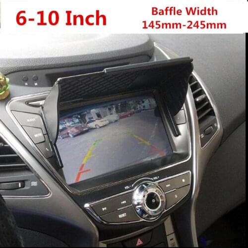 Universal Car GPS Navigator Sun Visor Sunshade Screen Hood Visor Navigator Companion Display Light Barrier Free Shipping