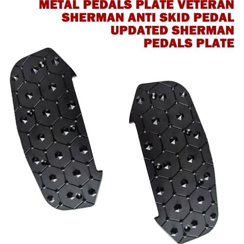 Bike Accessories Metal Pedals Plate Veteran Sherman Anti Skid Pedal Updated Sherman Pedals Plate