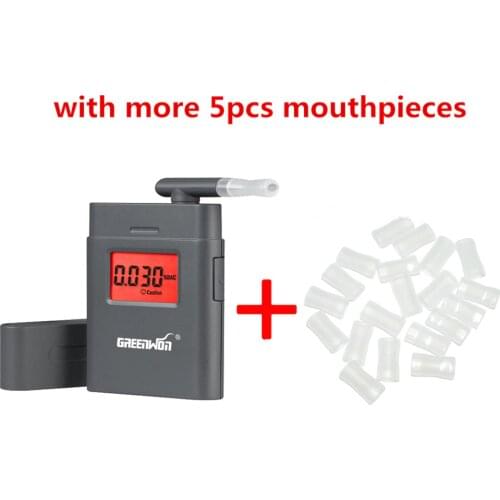 GREENWON High Sensitive Breath Alcohol Tester Prefessional LCD Digital Breathalyzer with Backlight Alcohol Detector Alcotester