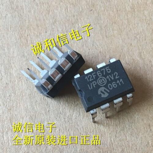 100% New&Original In Stock PIC12F675-I/P 8 DIP-8