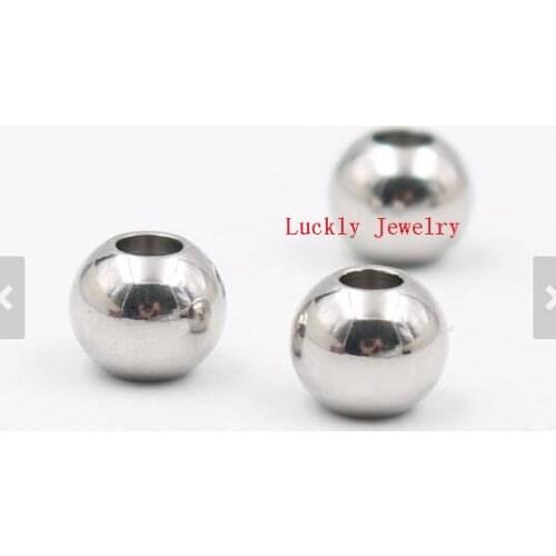 120pcs Lot Stainless steel ball-is suitable for necklace bracelet DIY handmade accessories Jewelry Finding size 4mm 5mm 6mm 8m