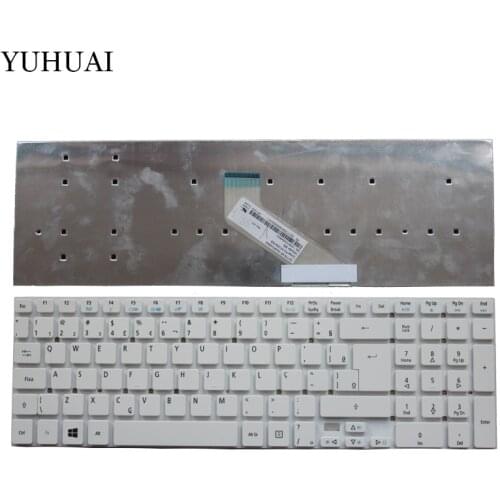 BR White For ACER Aspire E15 E1-510P E1-522G 5755 5755G 5830 5830G 5830T 5830T E1-530G E1-532G E1-532P Brazil Laptop Keyboard