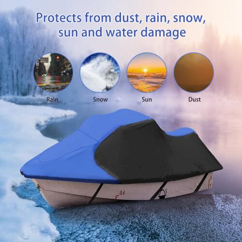 Auto Car Trailerable Cover For Sea Doo Jet Ski GTI JetSki PWC 2006 2007 2008 600 Denier