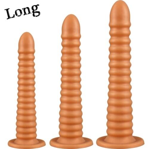 Long Anal Plug Large Butt Plug Silicone Dildo With Suction Cup Prostata Massage Butt Plug Sex Toys for Women Men Adults Products