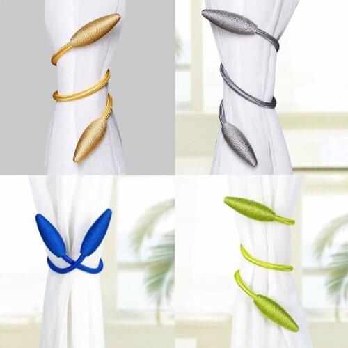 Magnetic Curtain Tiebacks Universal Curtain Tie Rings Modern Curtain Rope Living Room Curtain Buckle