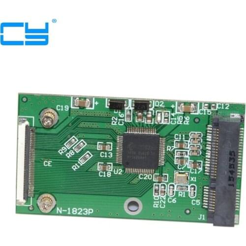 MINI pcie pci-express PCI-E express mSATA SSD to 40 Pin ZIF Adapter Card for Toshiba or Hitachi ZIF CE HDD Hard disk