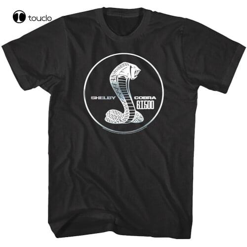 Shelby Cobra Gt500 Chrome Snake MenS T Shirt American Muscle Sports Car Racing Tee Shirt