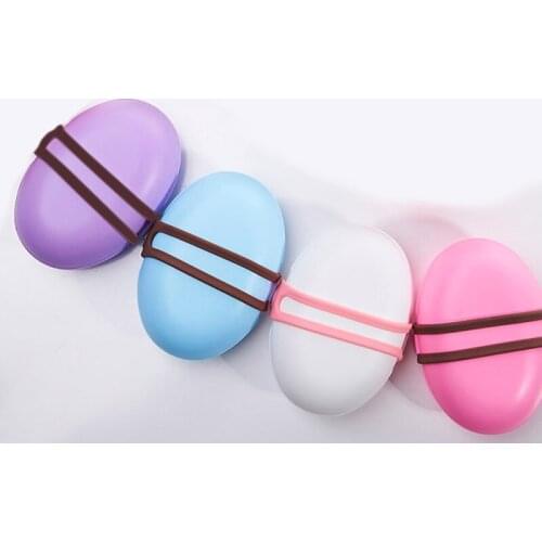 1PC Portable Soap Dish With Lid And Lock Silicone Container Box Bath Shower Dispenser Holder Travel Case