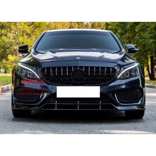 W205 upgrade facelift 2019 C63 GT grille for sport sedan not include star and base