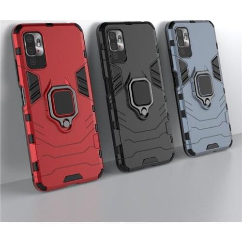 Shockproof Case For Xiaomi Poco M3 Pro 5G F3 X3 NFC F2 Pro M3 Pocophone F1 Ring Holder Armor Protective Phone Cases For Poco M3