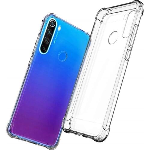 Armor Airbag Transparent Silicone Phone Case For Xiaomi Redmi 10X Note 9 6 8 8T 7 Pro max K30 8A 7A S3 Go 6A S2 Shockproof Case
