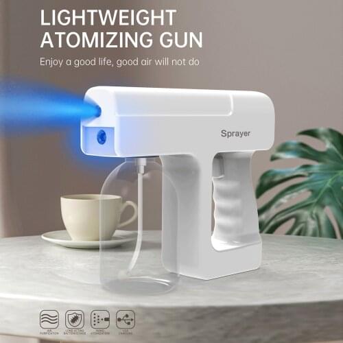 Electric Sprayer Disinfection Sprayers Fogger 300ml Spray Bottle Nano Steam Spray Machine Home Office Electric Sprayer USB