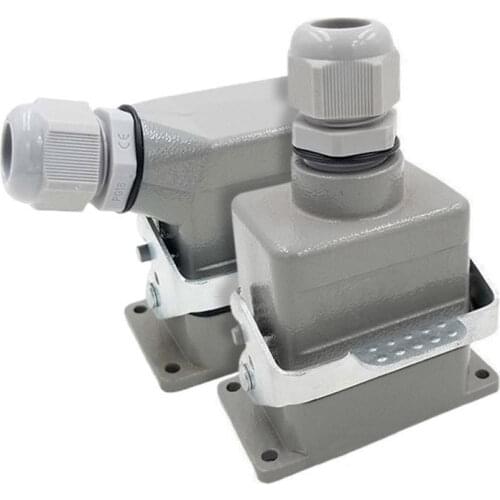 Heavy Duty Connectors HDC-HD-025-1 F/M 25pin 10A Industrial rectangular Aviation connector plug
