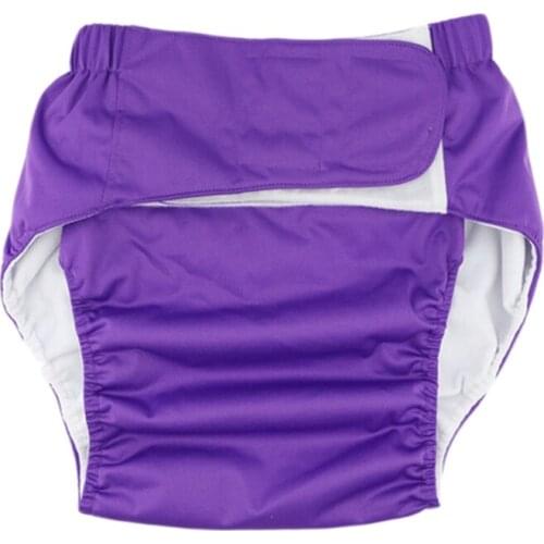 Super Large Reusable Adult Diaper for Old People and Disabled, Size Adjustable Waterproof Incontinence Pants Underwear