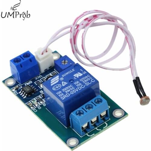 XH-M131 DC 5V / 12V Light Control Switch Photoresistor Relay Module Detection Sensor 10A brightness Automatic Control Module