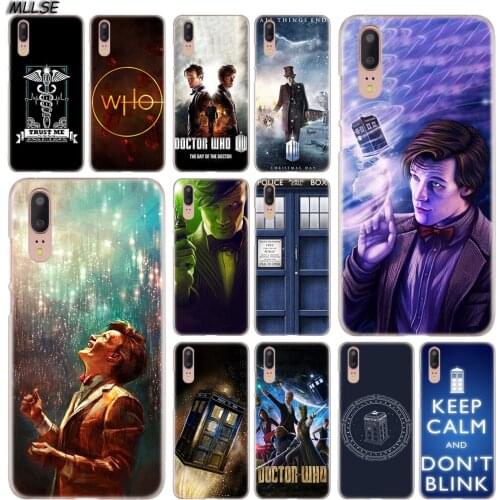 Tardis Box Doctor Who Fashion Hard Case Cover for Huawei P30 P20 P10 P9 P8 Lite 2017 P30 P20 Pro Mini P Smart 2019 Cover Hot