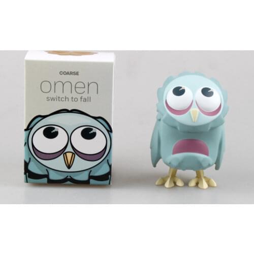 Trend Toys Omen Lovely Owl Action Figure Home Decoration Animals Models Craft 3.5"