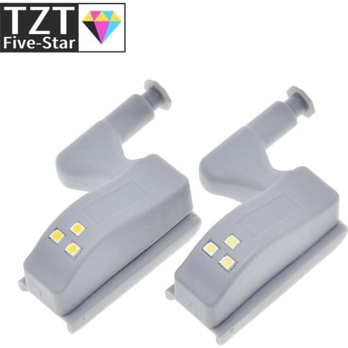 Universal Inner Hinge Led Sensor Lamp 0.3w Cabinet Wardrobe Cupboard Door 3 Leds Night Light Auto Switch On/off Bulb