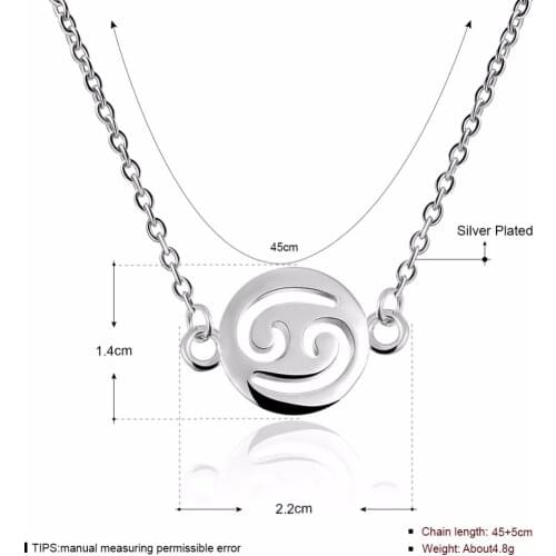 VAN13 925 silver send wit bag good quality 6mm pendant women jewerry for lover gift necklace