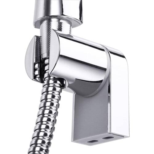 1Pcs Adjustable ABS Chrome Handheld Shower Holder Bracket Rail Bracket Slider Shower Wall Mounting Brackets for Shower Head bath