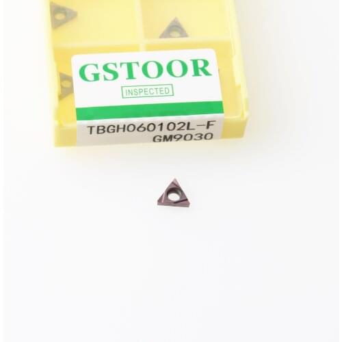 10PCS TBGH060102L F TBGH060104L F GM9030 Carbide Boring Tool Inserts Turning Tools Lathe Cutting For Stainless Steel