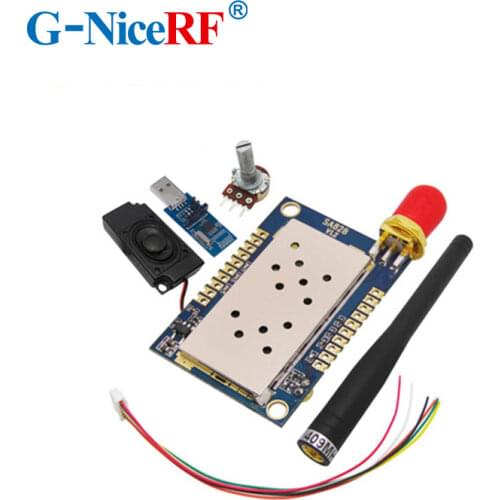 2sets/pack All-in-One UHF band voice module 400-480MHz SA828 Walkie Talkie