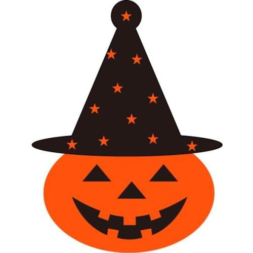 52x69mm HAPPY HALLOWEEN PUMPKIN MAN Self-adhesive paper sticker for festival decoration, 200 pcs/lot, Item No. FE16