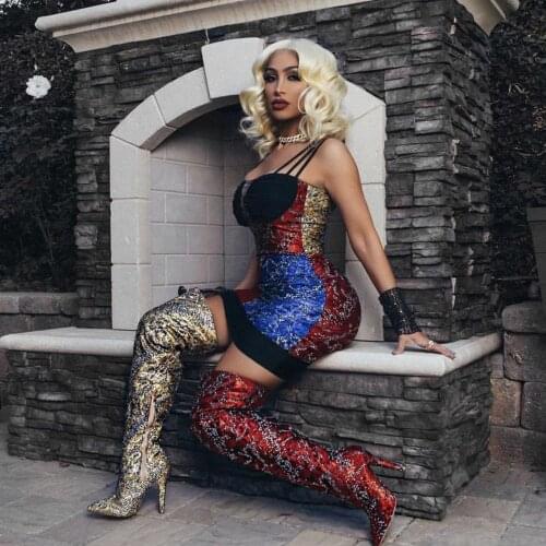 Celebrity Bandage Dress New Autumn Woman Bodycon Bandage Dress Elegant Woman Mini Dress Vintage Vestios Muliti Colors Sequins