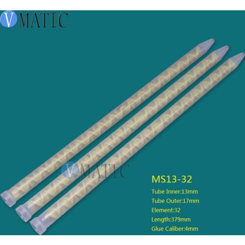 Free Shipping Resin Static Mixer MS13-32 Mixing Nozzles for Duo Pack Epoxies Plastic Mixer Tube