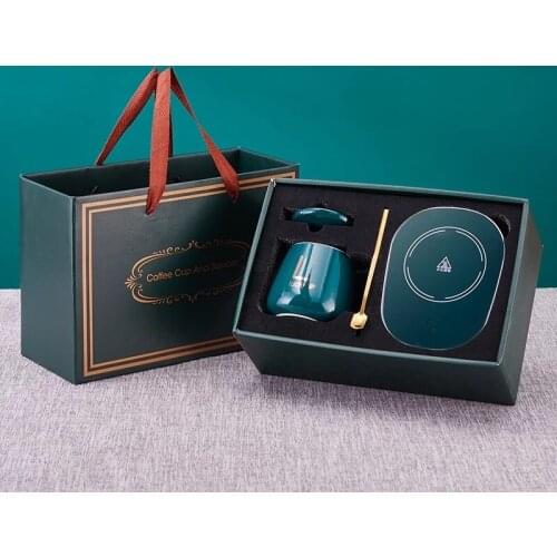 220V Constant temperature cup 16W intelligent Heating Pad Gravity sensor ceramic coffee automatic insulation heating coaster