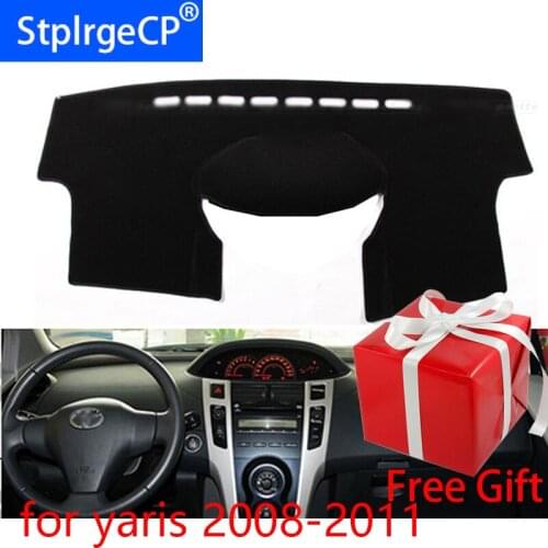 For Toyota Yaris 2008 2009 2010 2011 Right and Left Hand Drive Car Dashboard Covers Mat Shade Cushion Pad Carpets Accessories