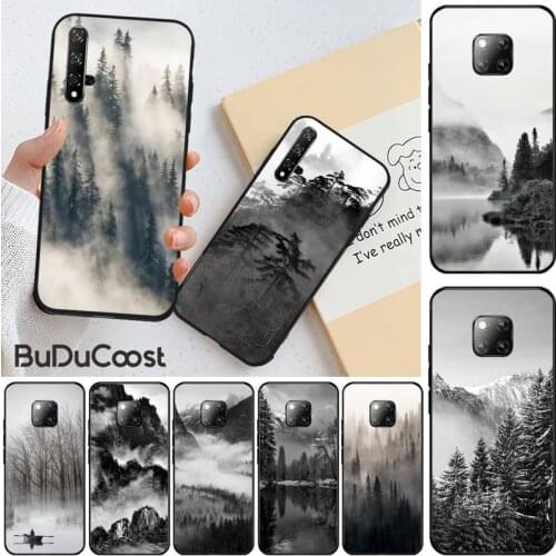 Pine forest peak mist Phone Case For Huawei Honor 8X 9 10 20 Lite 7A 8A 5A 7C 10i 20i 9X play 8C