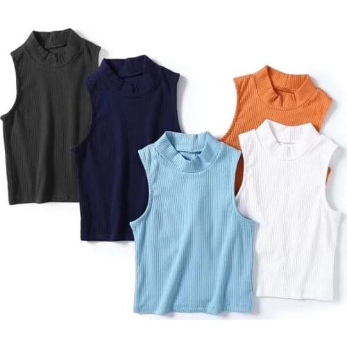 Daveanddi Women's Cropped Tank Tops