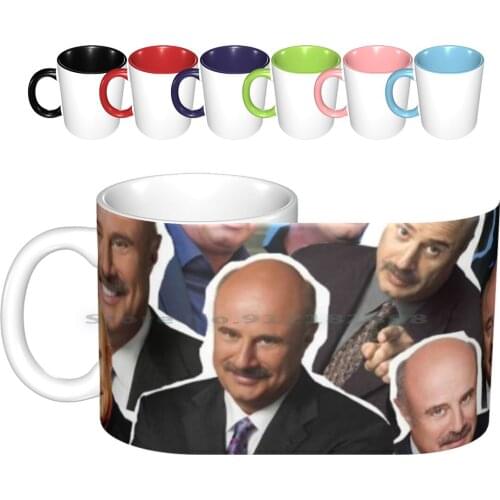 Dr Phil Ceramic Mugs Coffee Cups Milk Tea Mug Dr Phil Tv Show Edit Meme Cash Me Outside Catch Me Outside Funny Cool Popular