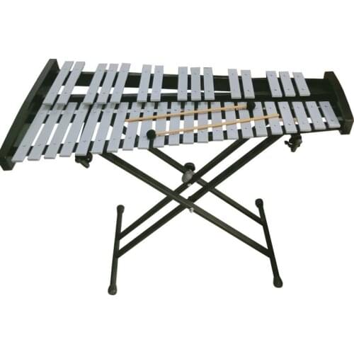 37 tone xylophone aluminum plate piano with bracket percussion instrument