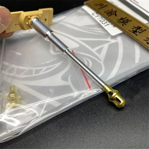 Mini Metal Retractor Barrel Muzzle Brake Barrel for 1/35 Tiger I Tank w/RM-5010 Model Upgrade Kits