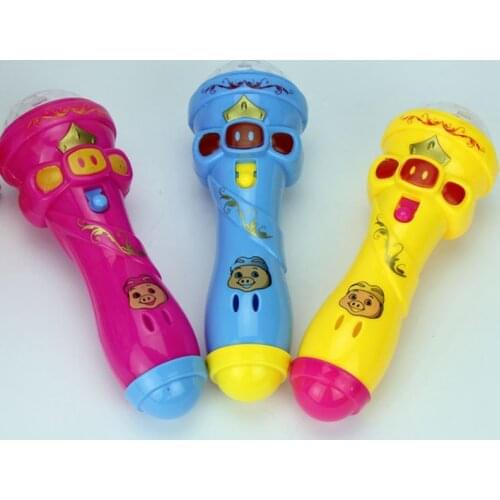 Flash Mini Microphone Starry Star Luminous Stick For Children Gifts Luminous Toy