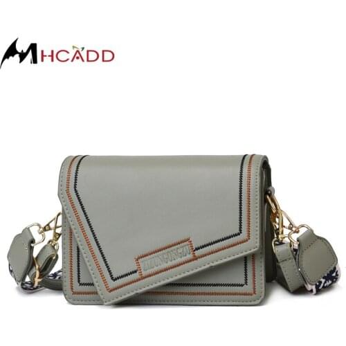 Fashion PU Leather Small Square Flap Bag Fashion Brand High Quality Womens Handbag Ladies Shoulder Messenger Bags Purse